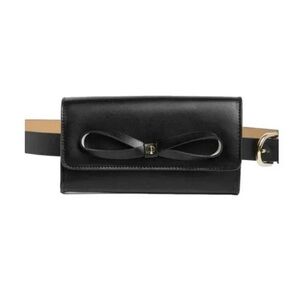 Kate Spade New York Black Adjustable Belt Bag Bow Detail NWT